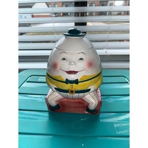 Clay Art Humpty Dumpty Cookie Jar